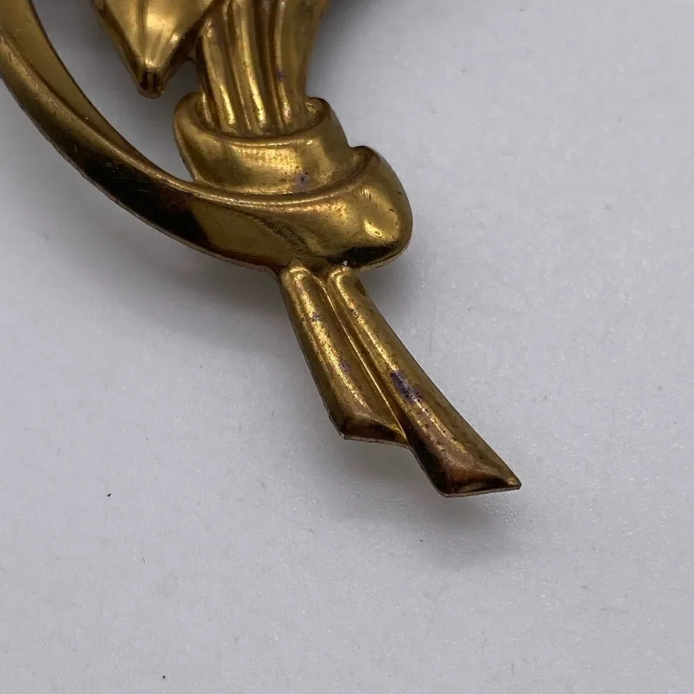 Vintage gold tone